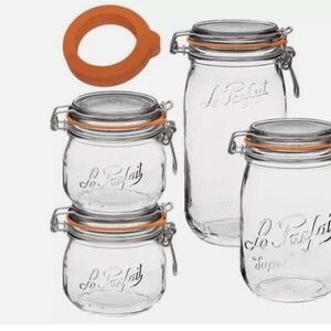 Le Parfait Super Canning Jars, Set of 4